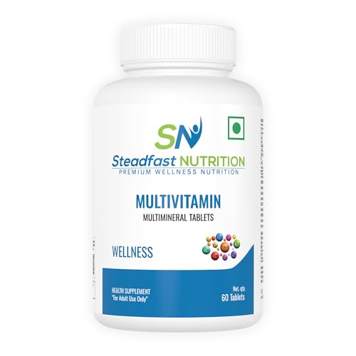 Image of Steadfast Nutrition Multivitamin Multi Minerals Vitamins Omega-3 Fatty Acids Immunity Booster (60 Tablets)