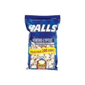 Halls Advanced Vapor Cough Drops - Mentho-Lyptus, 200 Count