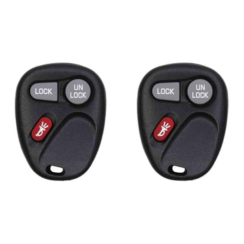 UrbanX Car Key Fob Keyless Entry Remote for 1999 GMC Sonoma FCC KOBUT1BT 2AOKM-GV3 Part Number 15732803 Pack of 2