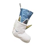PRETYZOOM 1 Pc Calcetín de Navidad Unicornio calcetín de regalo para navidad calcetines de tema navideño regalos para embutidoras de calcetines ornamento calcetín de unicornio familiar liga