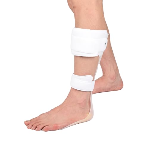 Orthomen AFO Drop Foot Brace, Half-Sole Design for Stroke/MS Patients, Lightweight Medical Orthotic Shoe Insert for Foot Drop Support, Hemiplegia & Neuropathy Relief,Men and Women,M-Left