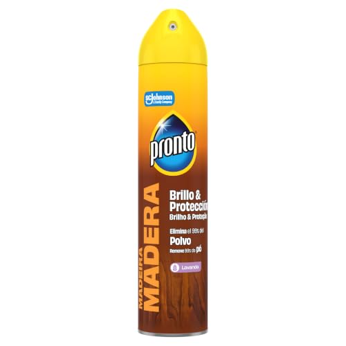 Pronto Classic Limpiador de Madera Lavanda, elimina el polvo y las huellas, aporta brillo y refrescante aroma, 250 ml