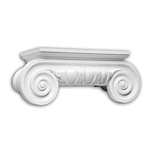 Capitel Profhome 445201 remate de media columna fácil de pintar