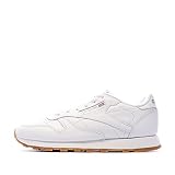 Reebok - Classic Leather, Zapatillas Mujer, Blanco (Intense White/Gum 0), 41 EU