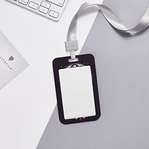 Anime Soul Eater Badge Holder Student Id Card Holder 3D Badges Holders For Women Work Nurse Teacher With Neck Lanyard Clear Id Window #TOP4