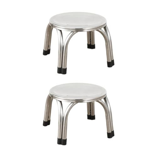 Taburetes de bar de acero inoxidable, diseño apilable para comedor y decoración del hogar, ideales para espacios versátiles y asientos elegantes