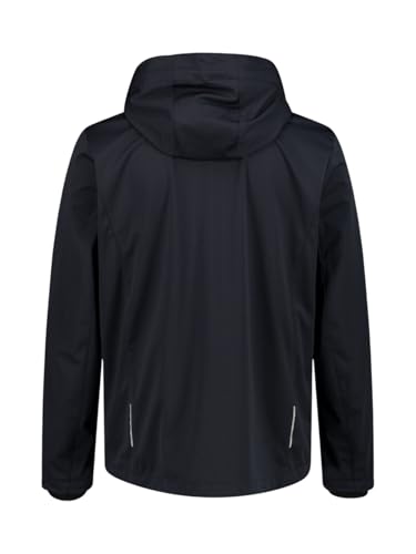 Chaqueta softshell CMP con capucha extraíble y cremallera completa para hombre 3