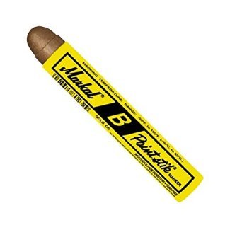 Markal 80231 B Paintstik Solid Paint Ambient Surface Marker, Gold (Pack of 12)