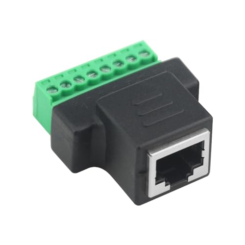 Conector RJ45 hembra a terminal de tornillo 4 unidades miniatura 4