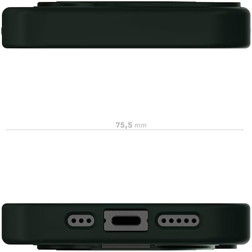 Coque iPhone 15 Pro verte MagSafe idéale pour vidéos et usage nomade