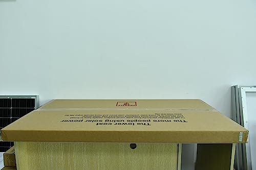ECO-WORTHY Monokrystaliczny moduł solarny 120 W, 12 V, do przyczep kempingowych, łodzi, dachu domu