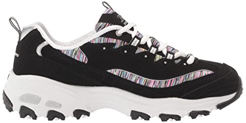 Skechers Sport Women's Dlites Interlude Sneaker,Black/Multi,9.5 M Us #TOP5