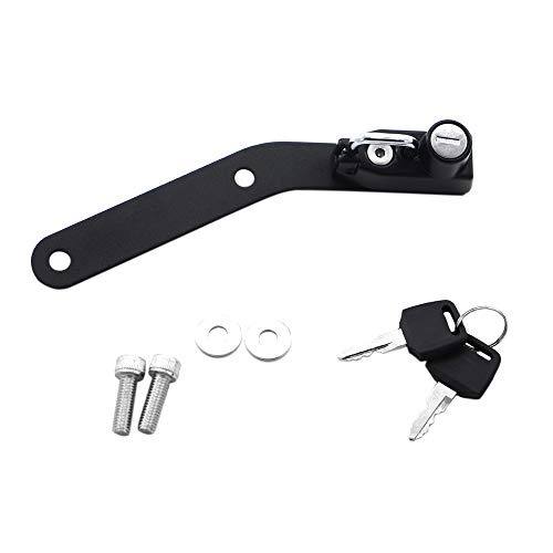 GUAIMI Motorcycle Helmet Lock Anti-Theft Helmet Security Lock for Suzuki GSX-R1000 2017-Newer-Black