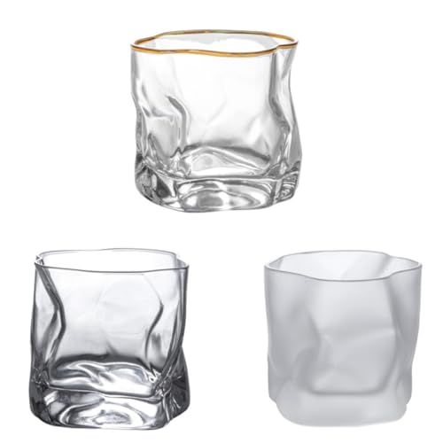 Vasos de whisky de vidrio OSALADI para noches de relax en casa y cenas con amigos en el salón 2