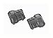 TRAXXAS TRX4M Axle cover, front or rear (2) GRAY