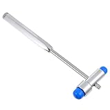 INOOMP Multifunktionaler Reflexhammer mit Doppelkopf Tragbarer Medizinischer Neurodiagnosehammer Präzise Muskel Hautreflexprüfung Robustes Metallgehäuse für medizinische Einrichtung und