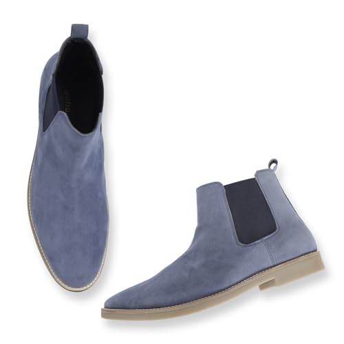 Image of YOHO Comfortable Boots For Men | Extra Cushioned Foot Bed And Skin Friendly Ankle Boot With Low Heels | PU Finish Material | Trendy, Stylish & Casual Boots | Winter, Snow & Holiday Outings