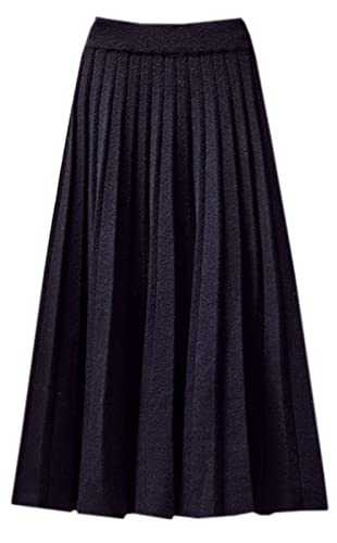 SANGTREE Women's Pleated Knit Maxi Skirt