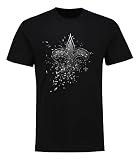 Fanatics - NFL New Orleans Saints Shatter Graphic T-Shirt - Schwarz Farbe Schwarz, Größe 3XL