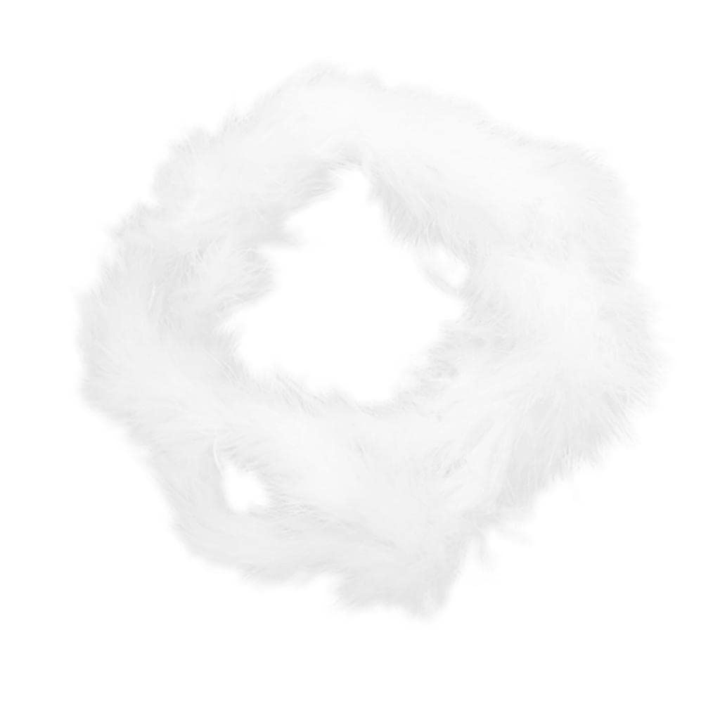79'' Marabou Feather Boa Diva Night Party Wedding Gift Bouquet Decor White|Crafts | Multi-Purpose Craft Supplies | Crafting Pieces |1 X Turkey Marabou Boa