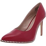 BCBGeneration Holli Comfortable Pump with Ball Chain Detail, Lipstick red, 8.5