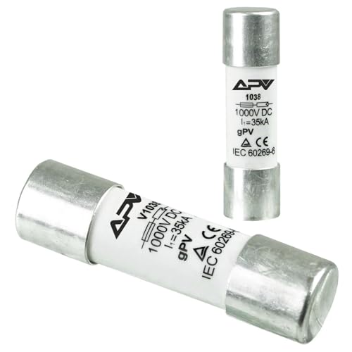 Preisvergleich Produktbild Solar Sicherungseinsatz 20A 1000V DC 10x38mm 2-polig