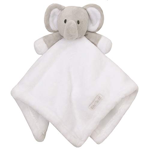 BabyTown BABY TOWN Baby Boys & Girls Animal Snuggle Comforter Blanket (White Elephant One Size)