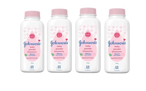 Metrey John-sons Baby Powder Blossoms Talc-Free 100g Pack of 4