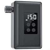 ZiStarlilife Tragbare Elektro-Fahrradpumpe mit Hochdruckpumpe und Digitalanzeige, Mini-Reifenfüller für Rennräder, Motorräder und Autoreifen