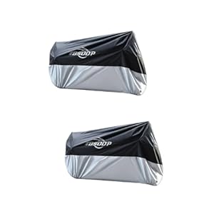Gleavi 2 Pcs Motorcycle Cover Sportster Exhaust Dustproof Motorbikes Cover Dustproof Cover For Motorbikes Motorcycle Protector Motorbike Storage Bag Oxford Cloth Dust Cover 10 31laql91qnl. sl500 . ss300