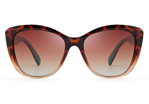 Feisedy Polarized Vintage Sunglasses American Womens Square Jackie O Cat Eye Sunglasses B2451 #TOP2