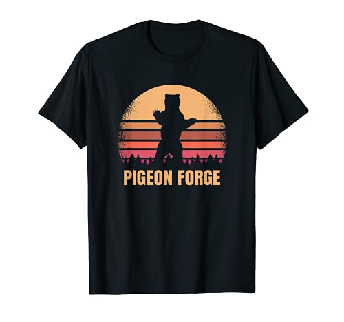 Pigeon Forge Tennessee - Oso vintage envejecido Camiseta