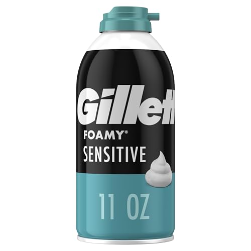 Gillette Foamy Shaving Cream, Sensitive Skin, 11 Ounce