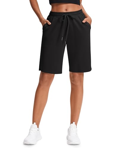 Stelle Women's Cotton Bermuda Shorts 10' Long Knee...