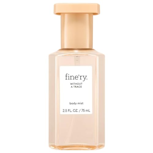 Image of Fine'ry Floral Skin Musk Mini Hair + Body Mist Fragrance Spray for Women & Girls - Without a Trace Citrus, Woody Scent - Orange Neroli Blossom, Cedarwood, Musk, Travel Gift for Teens (2.5 Fl Oz)