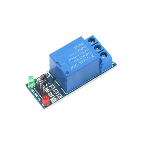 Module relais 1 canal 5V rouge blindé pour domotique et gestion d'éclairage connecté - 2