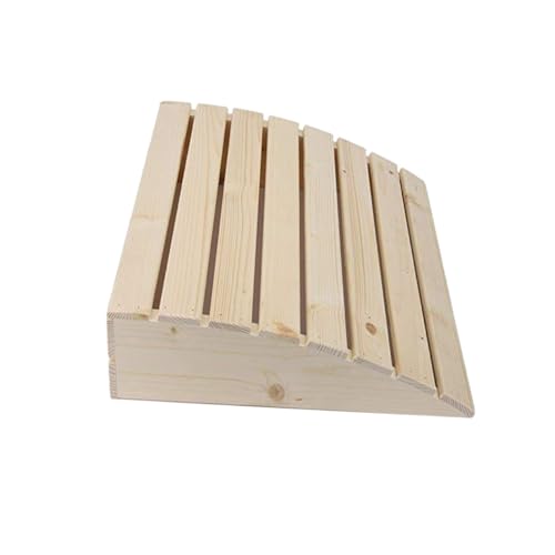 VICASKY Cuscino in Legno per Sauna Poggiatesta Forma Curva Supporto Confortevole Accessori per Sauna Uso in Bagno Turco