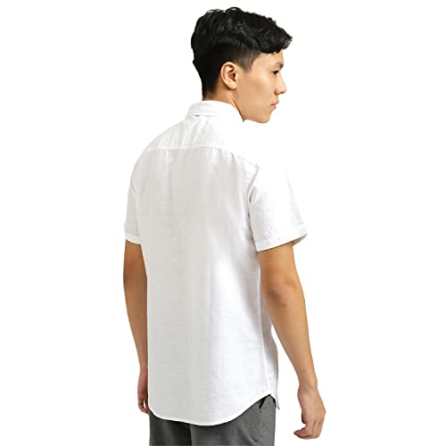 Image of United Colors of Benetton Men's Solid Relaxed Fit Shirts