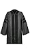 Classic Doctoral Graduation Tam & Gown - Academic Regalia (8 Sided Tam, 5'0
