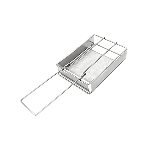 SHOWERORO Plat à Rôtir Avec Acier Inoxydable Support Léger Résistant Chaleur Pour Pain Grillé