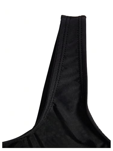 Milumia Girl's 2 Piece Swimwear Cow Print Colorblock Cutout One Piece Swimsuit with Cover Ups4