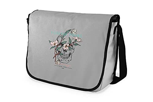 Le Jardin du Lin Digital Bedruckte Messenger Schultaschen für Mädchen und Jungen, Zurück zur Schule, Kuriertaschen für Schüler, Umhängetaschen, Größe: 29x36 Cm Cover