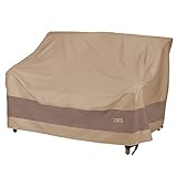 Duck Covers Elegant Waterproof 54 Inch Patio Loveseat Cover