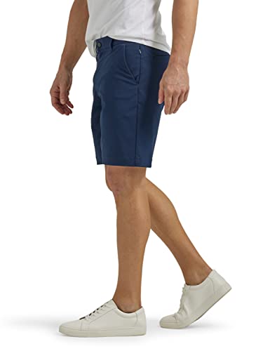 Lee Extreme Motion Herren-Shorts, Normale Passform, Synthetik-Flat-Front-Shorts, Niet Navy, 52 – Ansicht 4