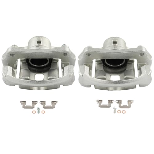 Image of SCITOO 18B5304 18B5305 Front Left & Right Disc Brake Calipers w /Bracket For Ford For Fiesta 2011-2019,Single Piston