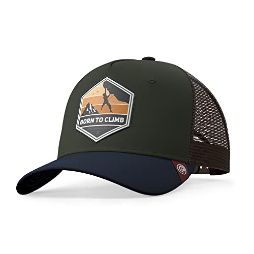 The Indian Face Born to Climb Baseball Cap, Vert, Taille Unique Unisex Cover