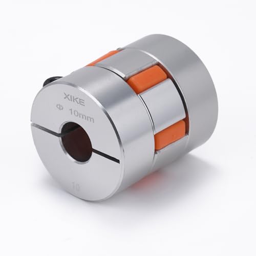 Xike MH-D40XL65-8MMX10MMX1 D40 L65 8Mm To 10Mm Aluminum Shaft Coupling, Flexible Spider Coupling 5X5Mm Connector Flexible Coupler thumb #4