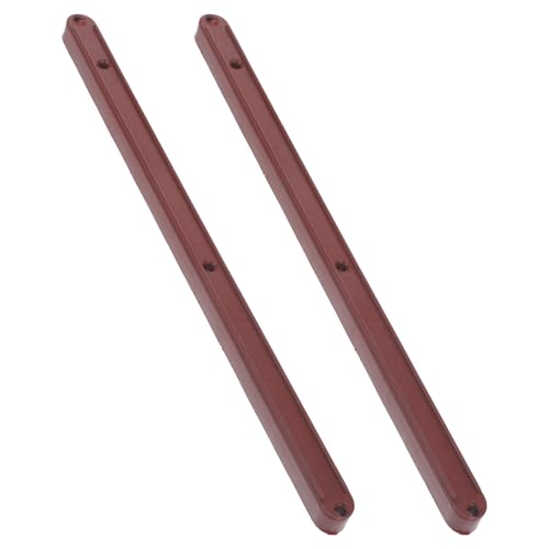 ROMISBABA Guías para Cajones de Plástico 2 Piezas 298mm, Corredera Guía del Cajón Resistente, Correderas para Muebles y Armarios, Montaje Inferior para Ropero y Tocador