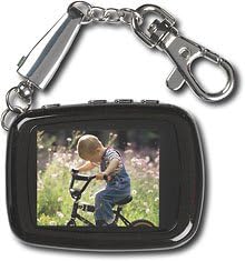 Insignia - 1.8" LCD Digital Photo Key Chain Black - NS-DKEYBK09