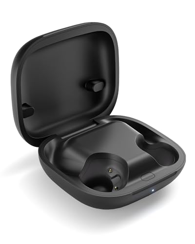NPYXBR Charging Case Replacement for Powerbeats Pro 2 : Wireless Earbuds Charger Case with Bluetooth Pairing Sync Button, 600mAh Battery, Earbuds Not Included Black